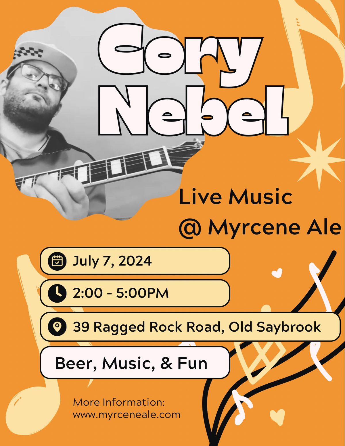 Live Music: Cory Nebel