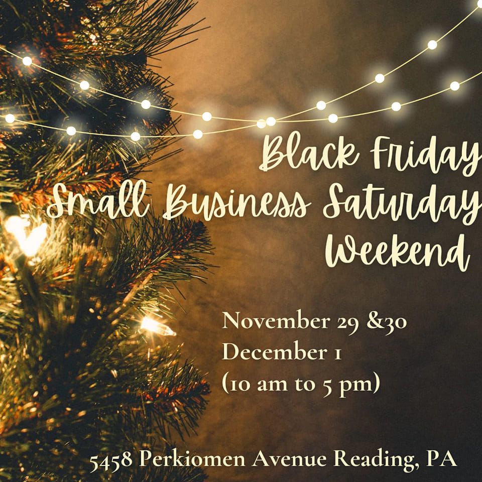 Black Friday\/Small Business Saturday, and Why Not Sunday Weekend