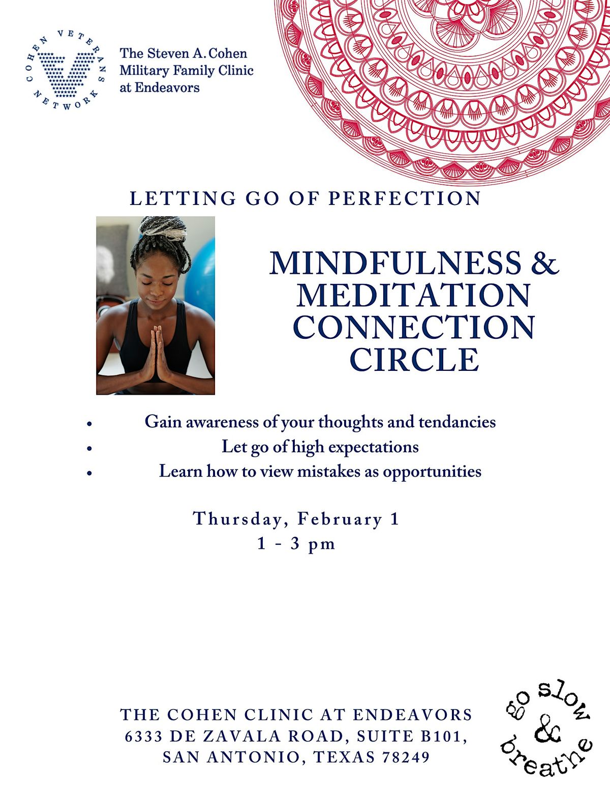Mindfulness & meditation Connection Circle