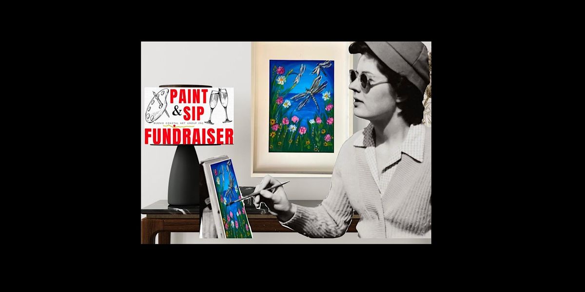 Fundraising Sip n Paint - Dragonfly Garden