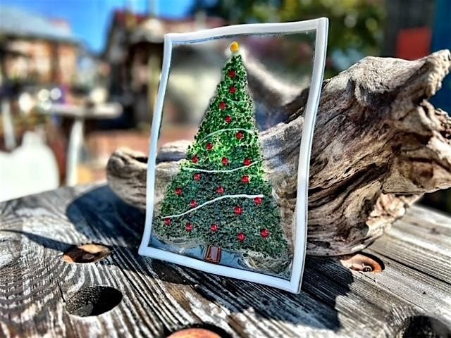 Christmas Tree Tray Fused Glass Class