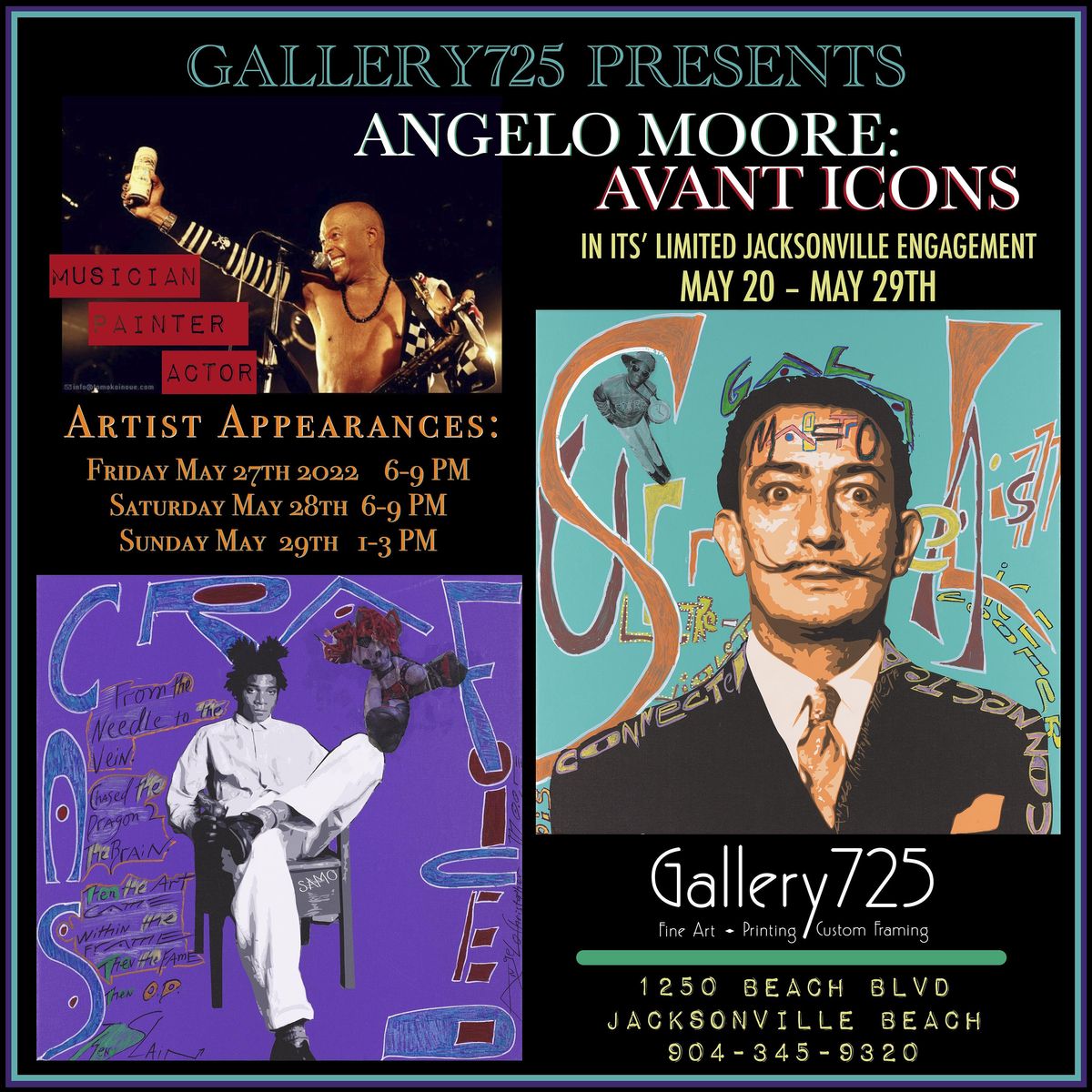 Gallery 725 Presents Angelo Moore: Avant Icons The Collected Works