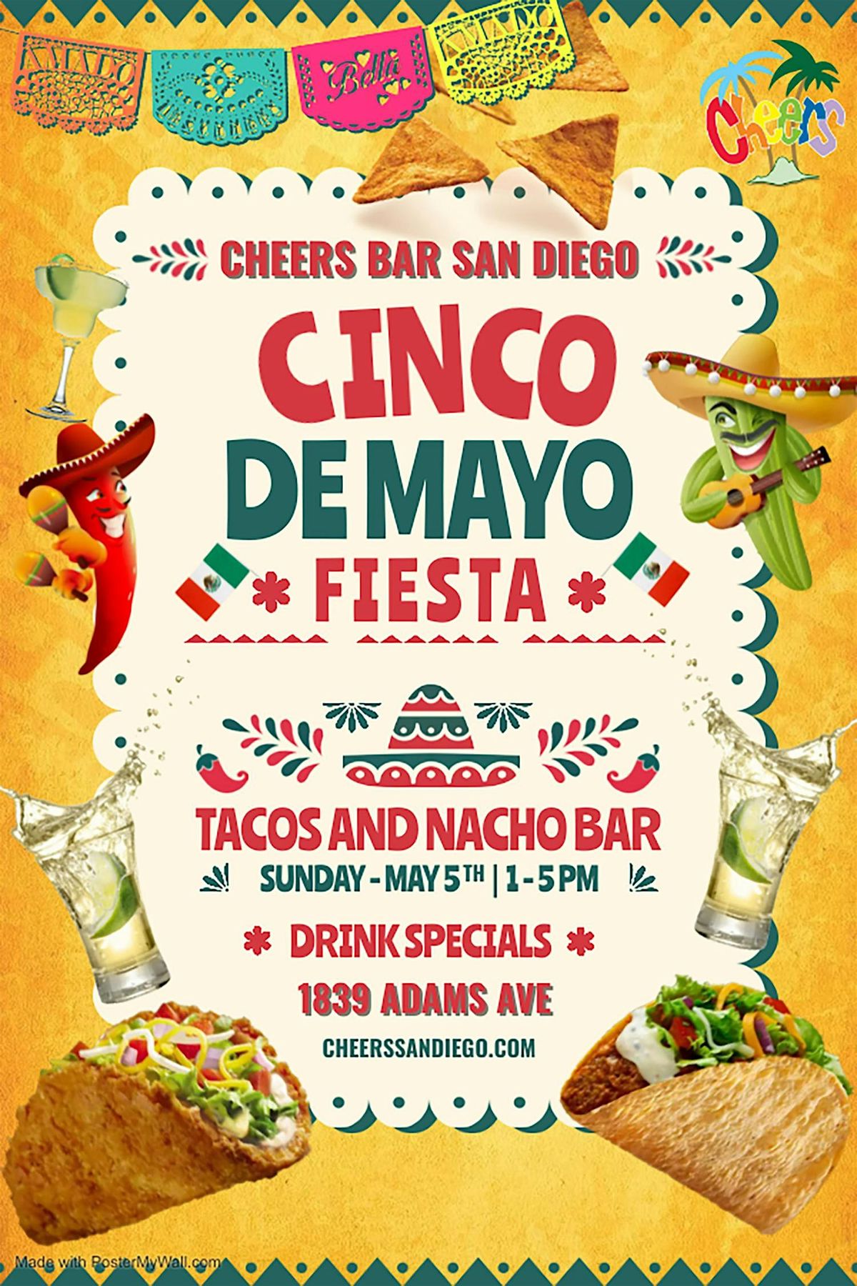 Cinco De Mayo Fiesta - Cheers Bar San Diego