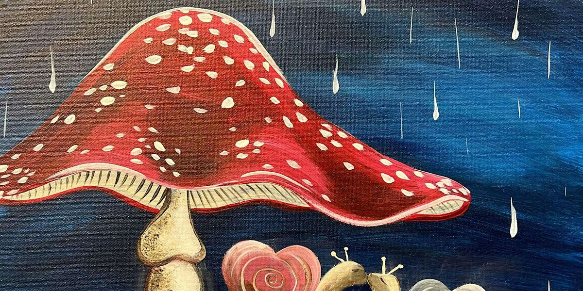 Rainy Day Shroom - Paint and Sip by Classpop!\u2122