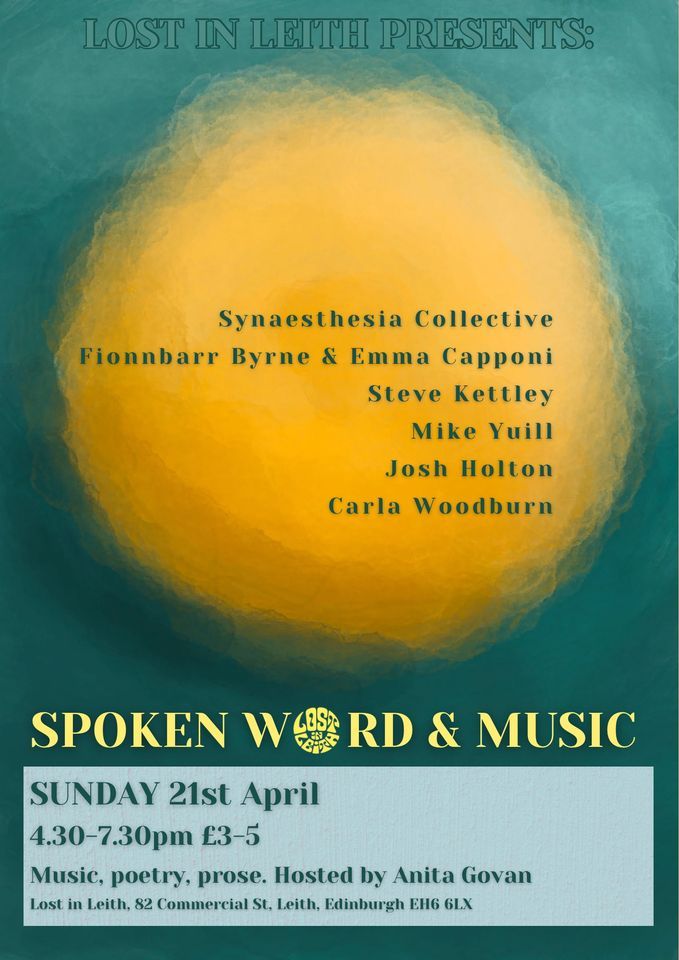 Lost In Leith Presents: Spoken Word & Music