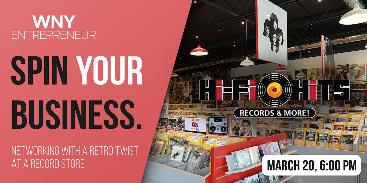 Spin Your Business: Networking with a Retro Twist at a Record Store