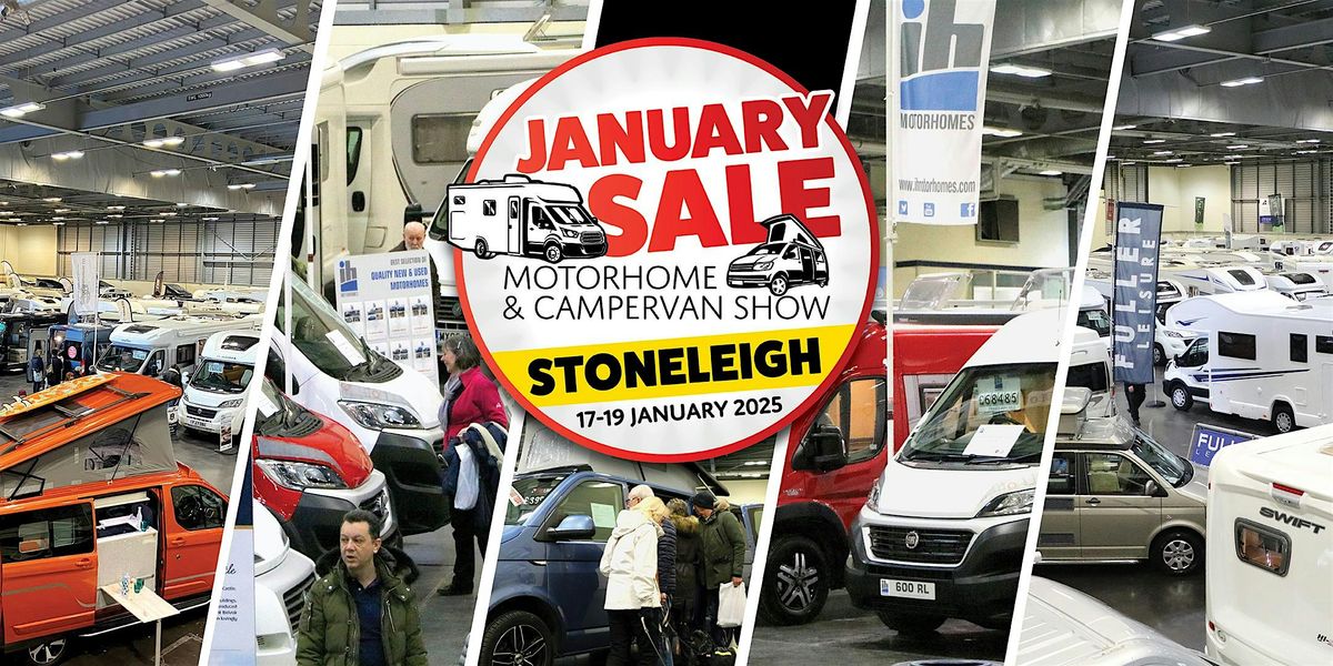 The January Motorhome & Campervan Sale 2025 - Day Tickets