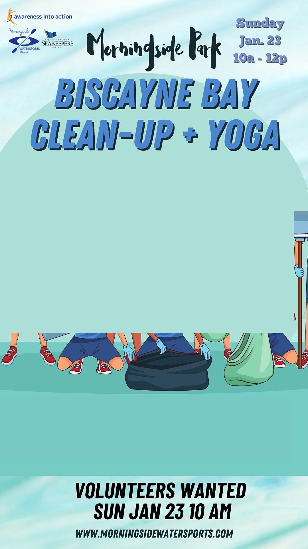 FREE Yoga & Biscayne Bay Clean-Up!