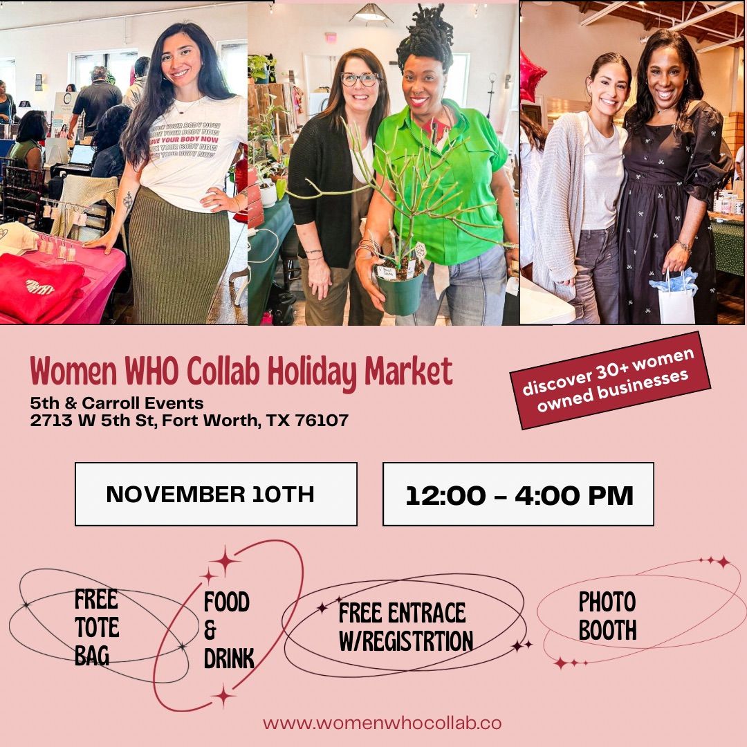 Women WHO Collab Holiday Mrkt