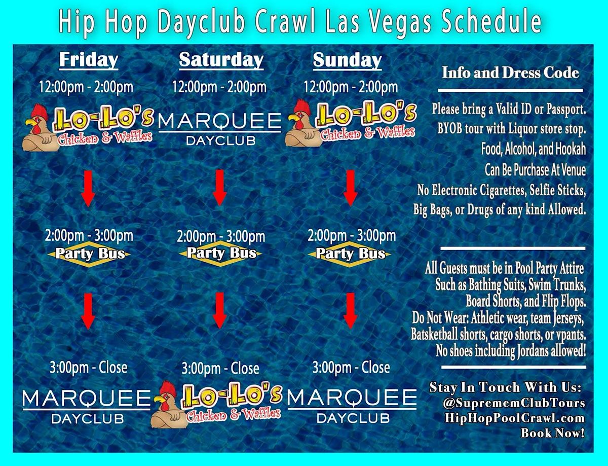 DAY CLUB CRAWL 2023 | LAS VEGAS