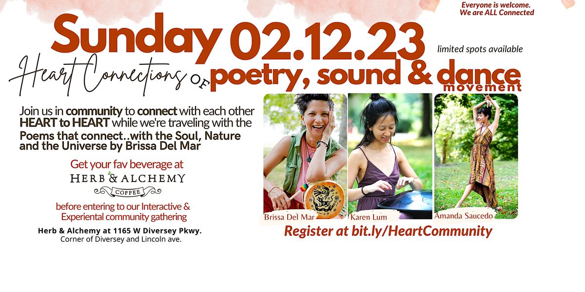 Poetry, Sound & Dance Movement at Herbs & Alchemy