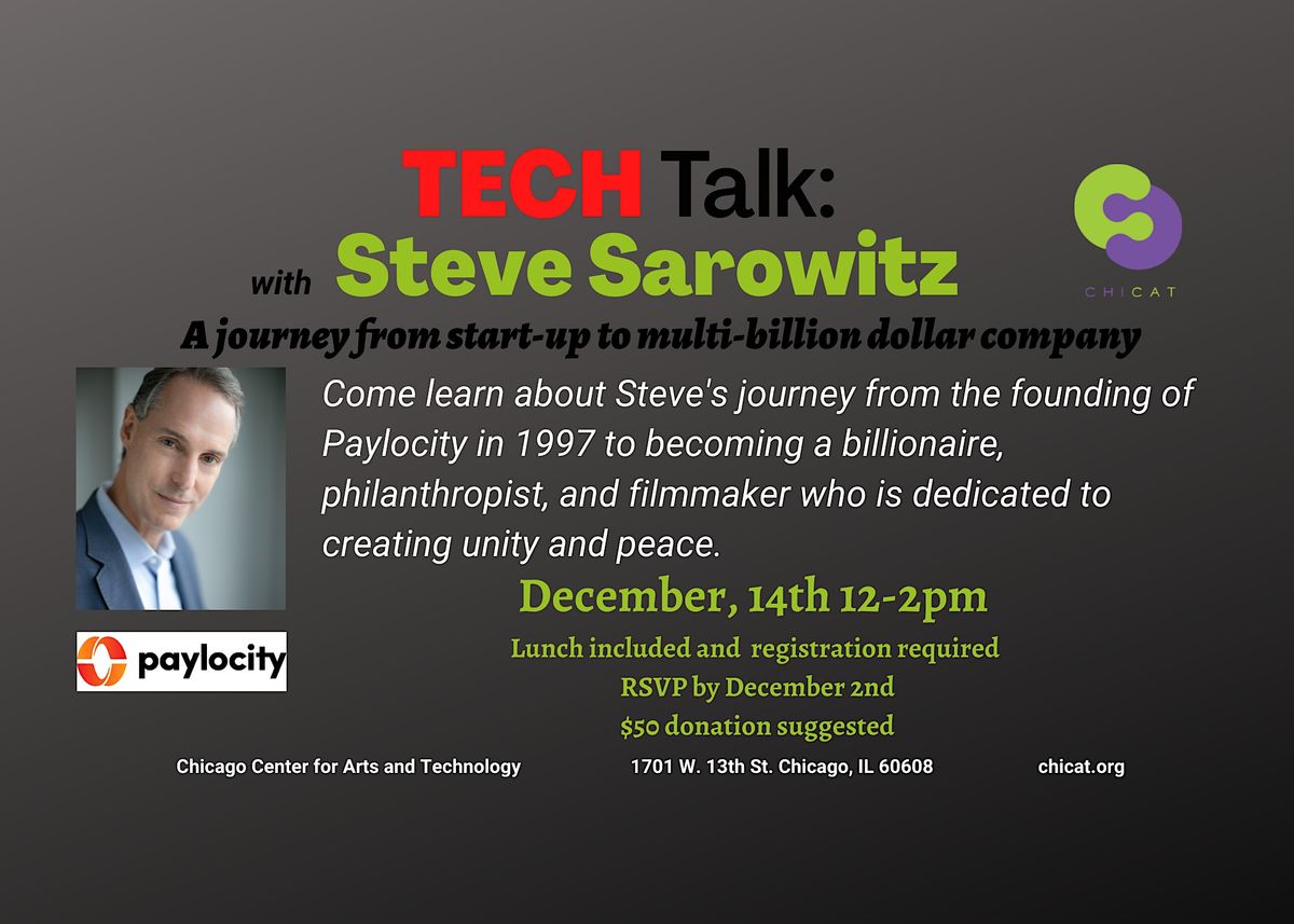 Tech Talk with Steve Sarowitz