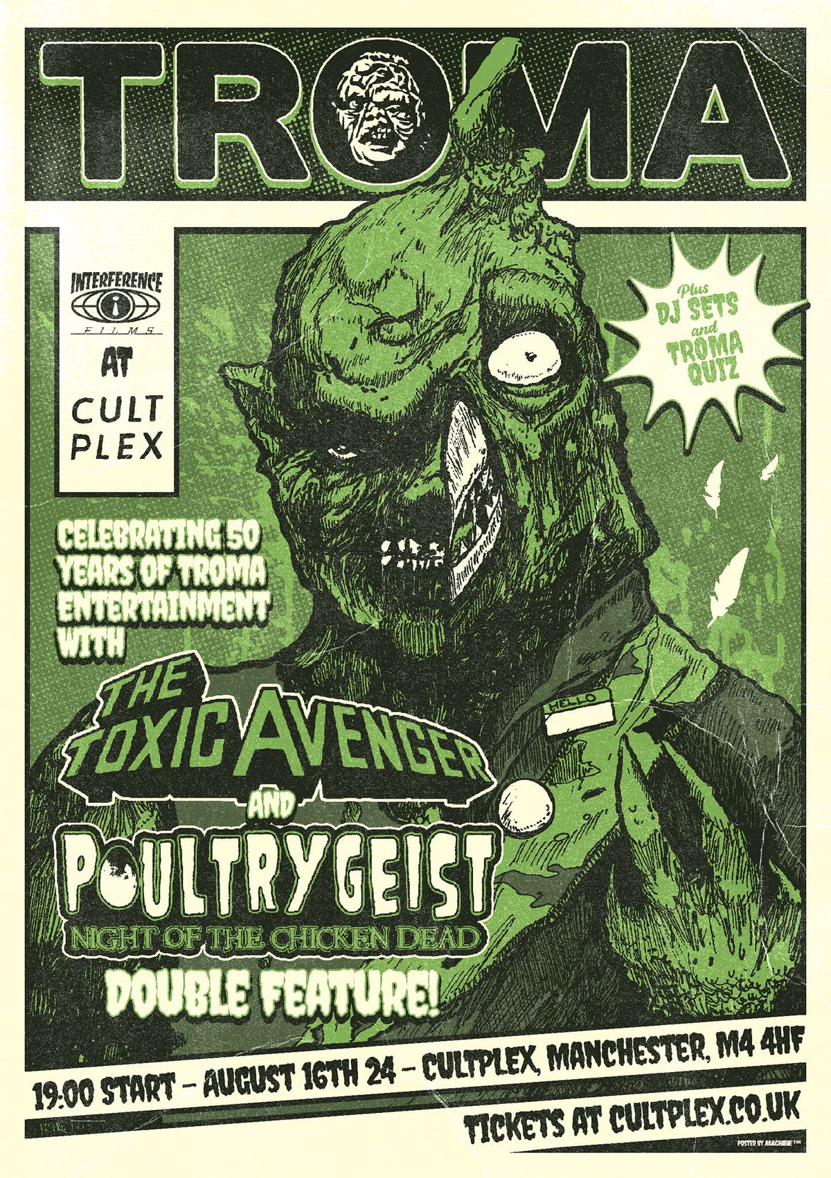 50 Years of Troma! - THE TOXIC AVENGER & POULTRYGEIST: NIGHT OF THE CHICKEN DEAD!