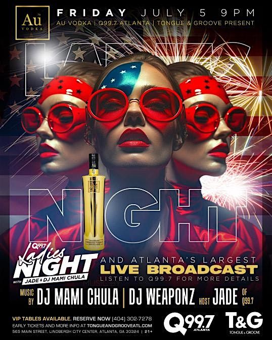 Q99.7 Ladies Night at Tongue and Groove with DJ Mami Chula and DJ Weaponz