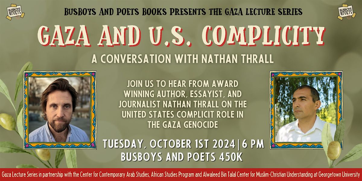 Gaza and U.S. Complicity: Gaza Lecture Series