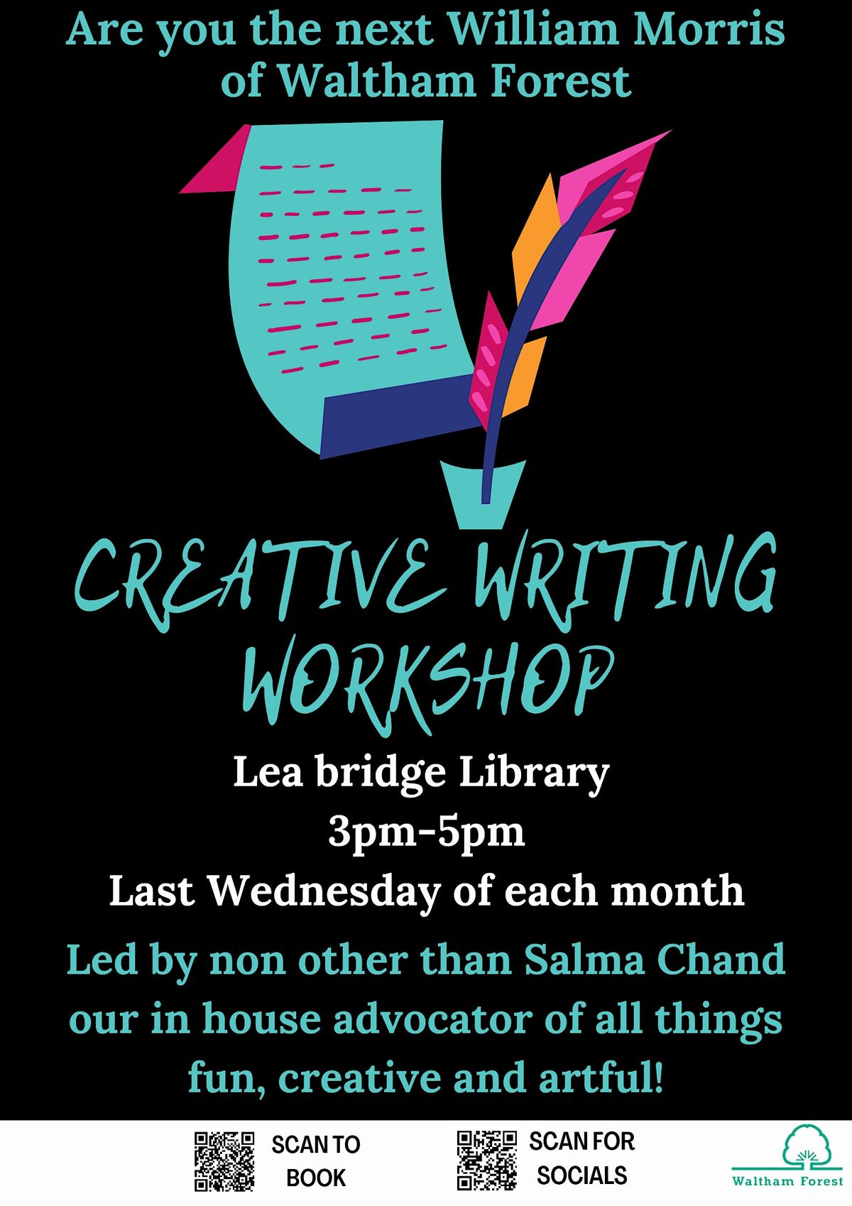 Creative Writing Workshop @Lea Bridge Library