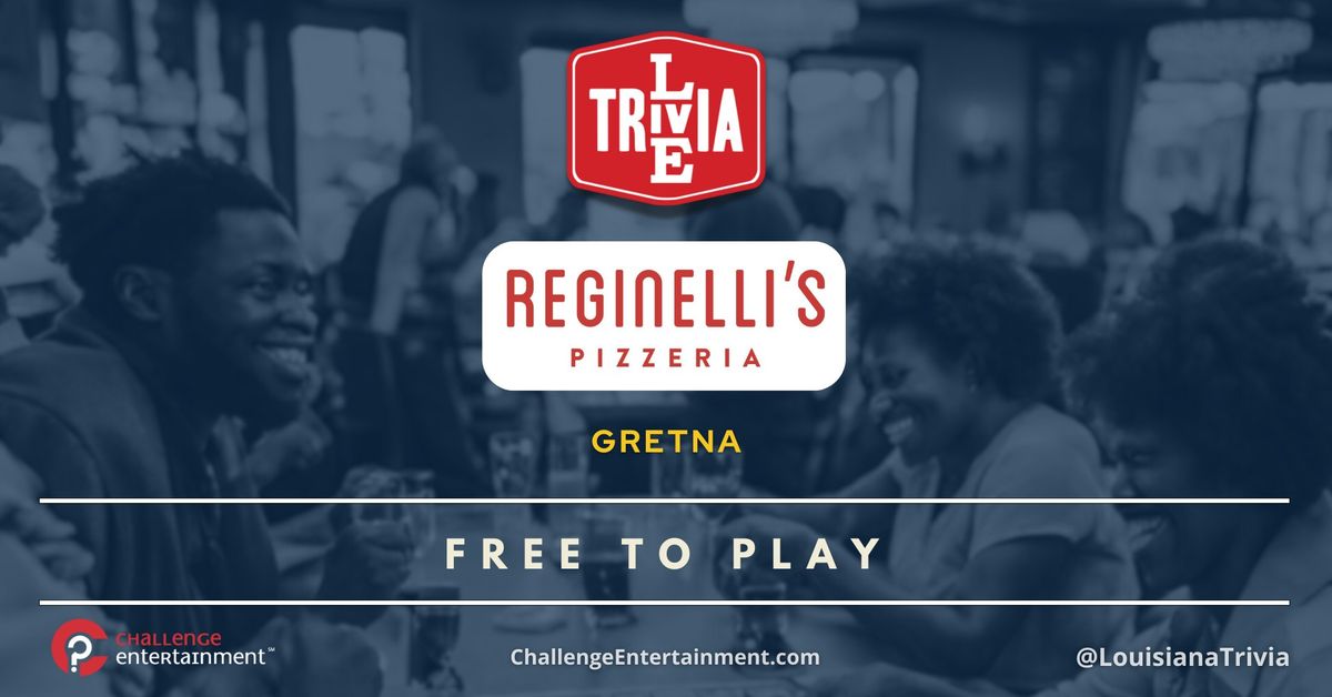 Live Trivia Nights At Reginelli's Pizzeria