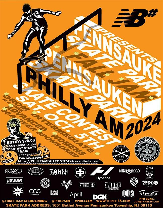 PHILLY AM FALL SKATE CONTEST 2024