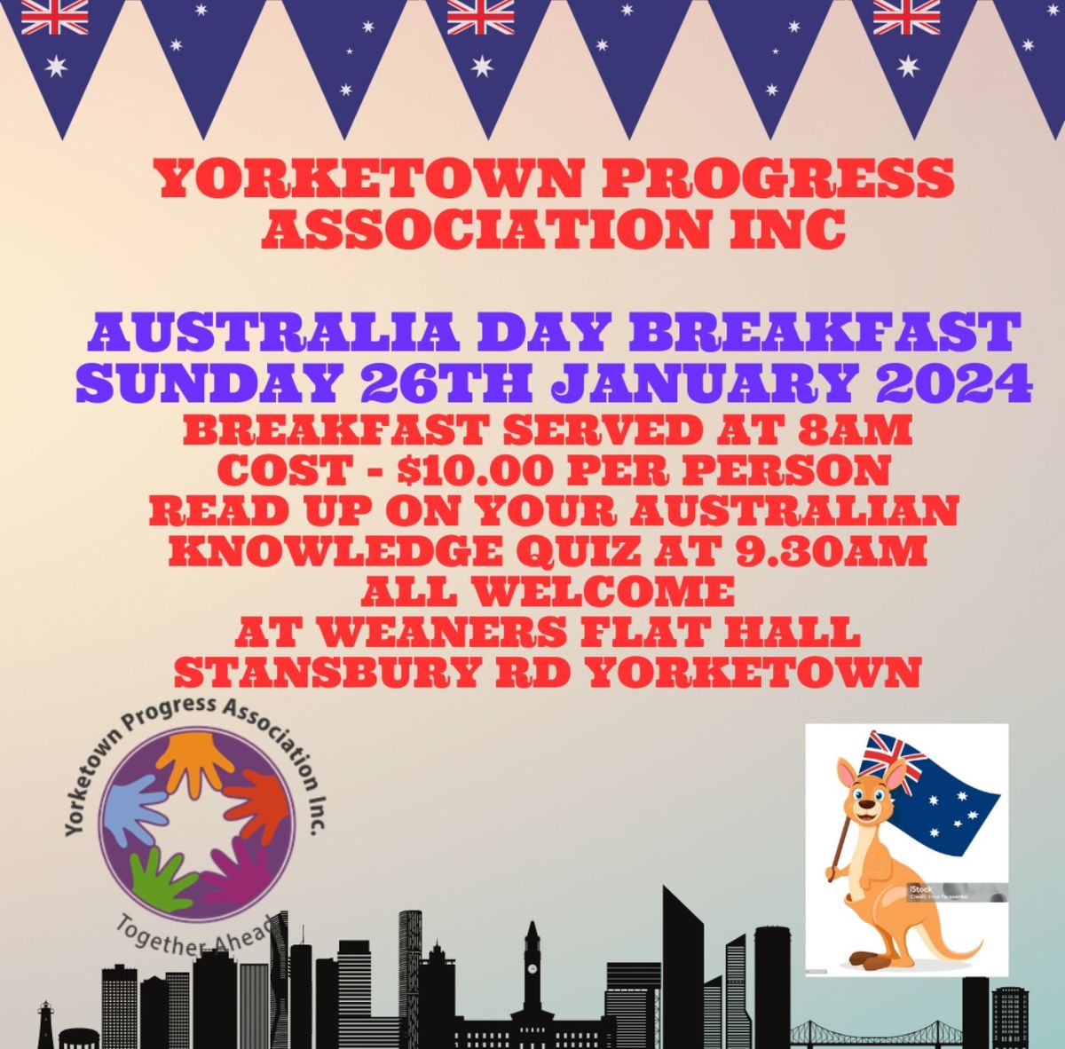 Australia Day Breakfast