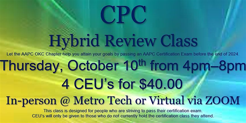 CPC Review Class