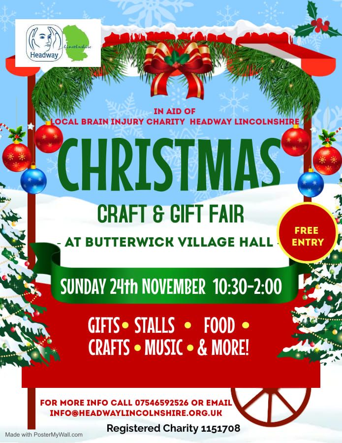 Headway Lincolnshire Christmas Craft and Gift Fair