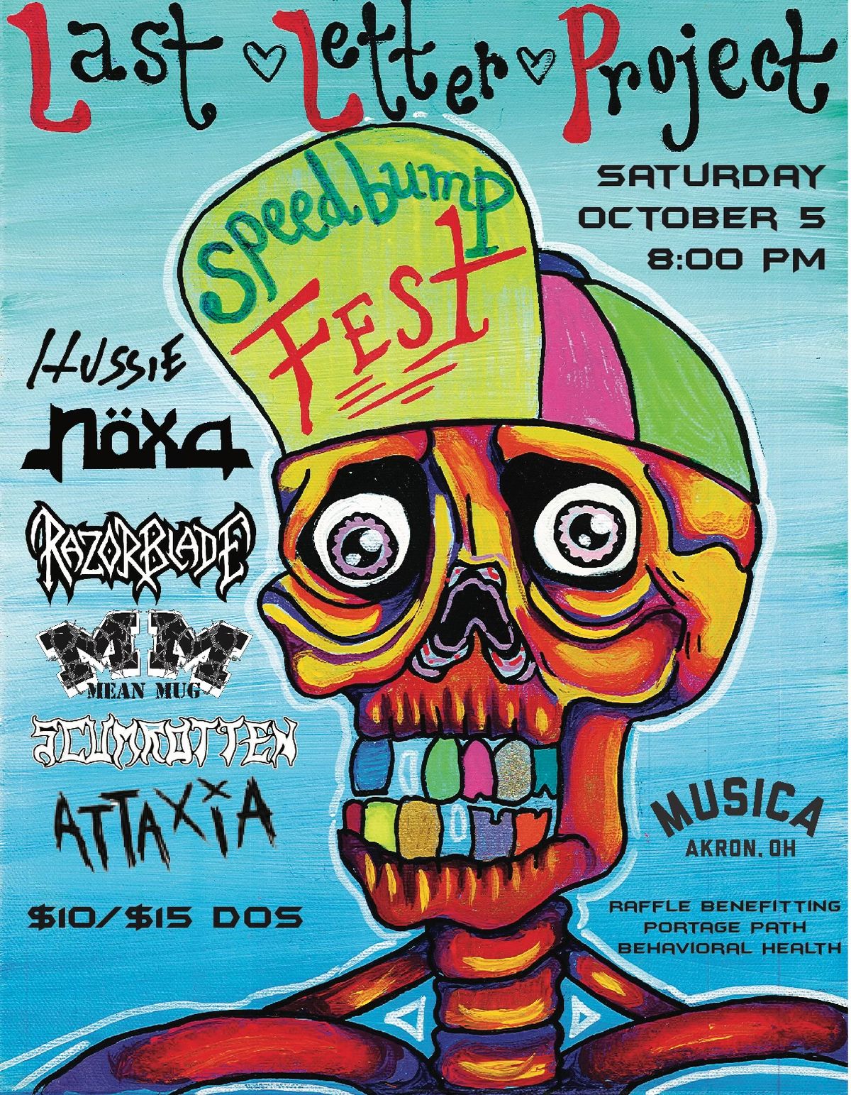 Last Letter Project presents Speedbump Fest at Musica