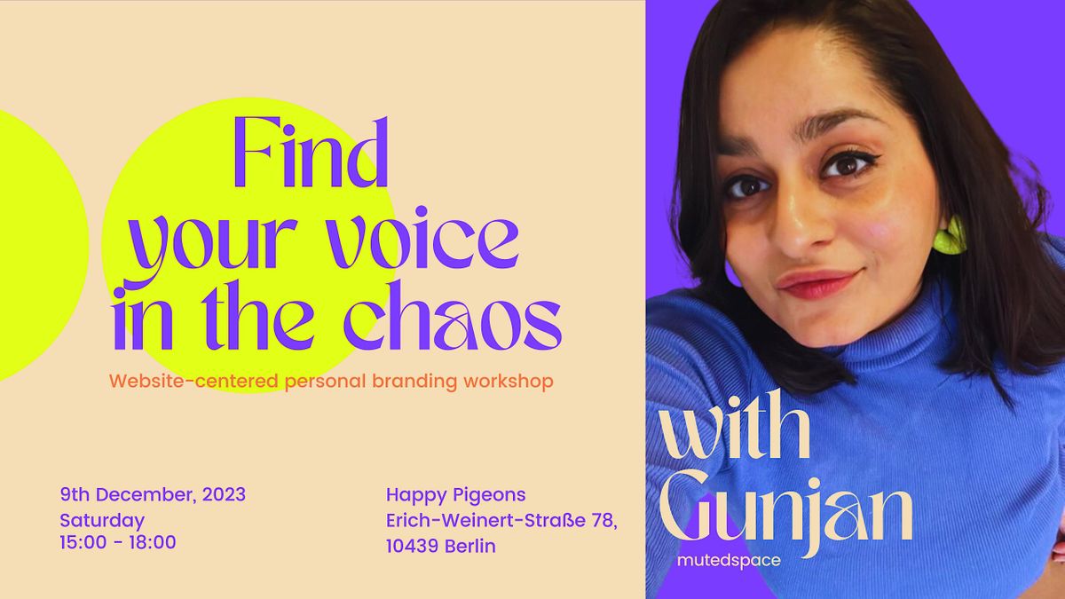 Find your voice - Personal branding workshop