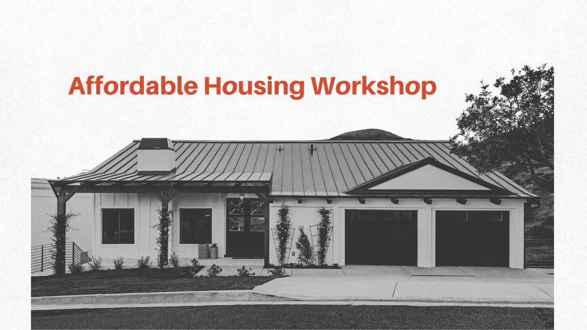 Affordable Housing Workshop at BDCC