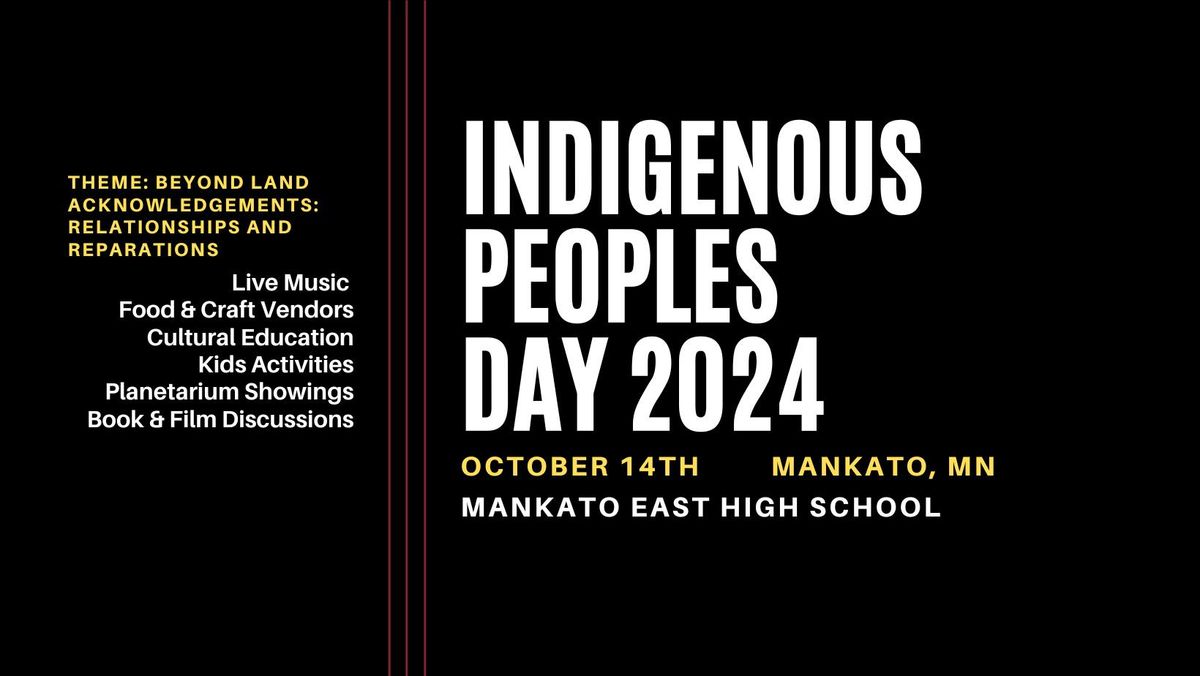 Indigenous Peoples Day 2024, Mankato