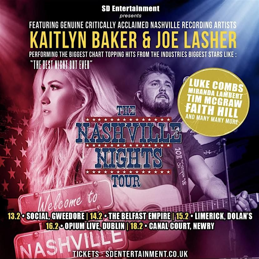 Nashville Nights Tour, Social Live Gweedore, 13th Feb 2025