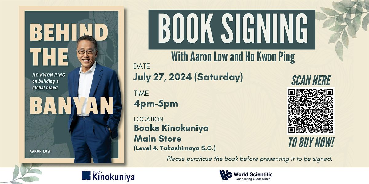 Behind the Banyan Book Signing at Kinokuniya