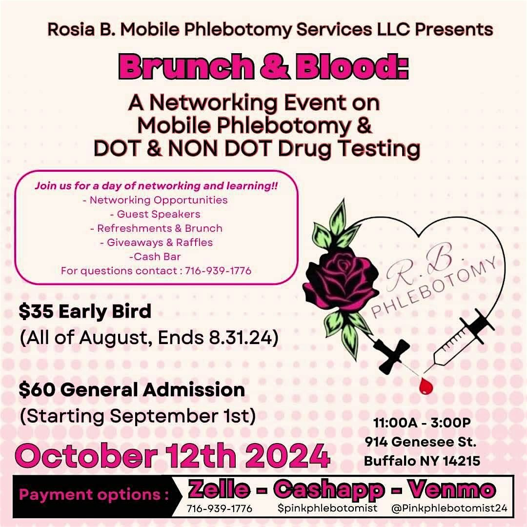 Blood & Brunch Phlebotomy Networking Event