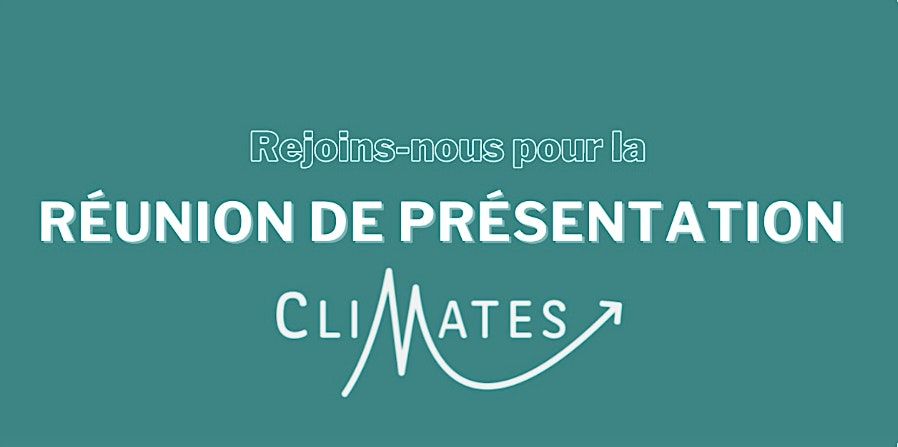 EN PHYSIQUE - R\u00e9union de pr\u00e9sentation CliMates