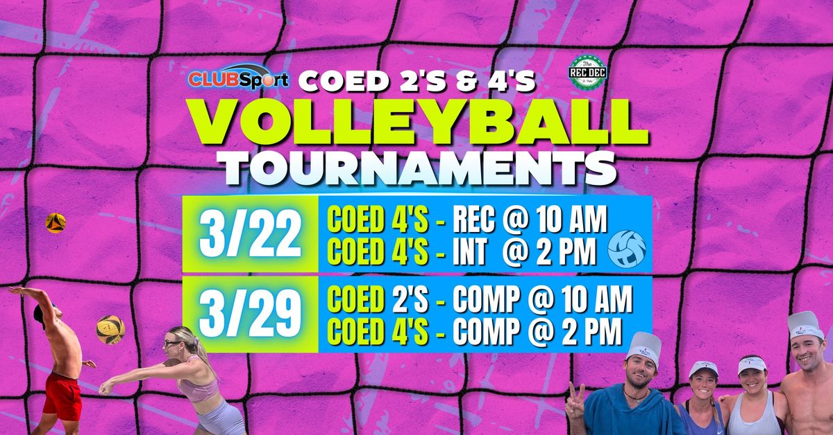 Coed 2's\/4's Tournaments