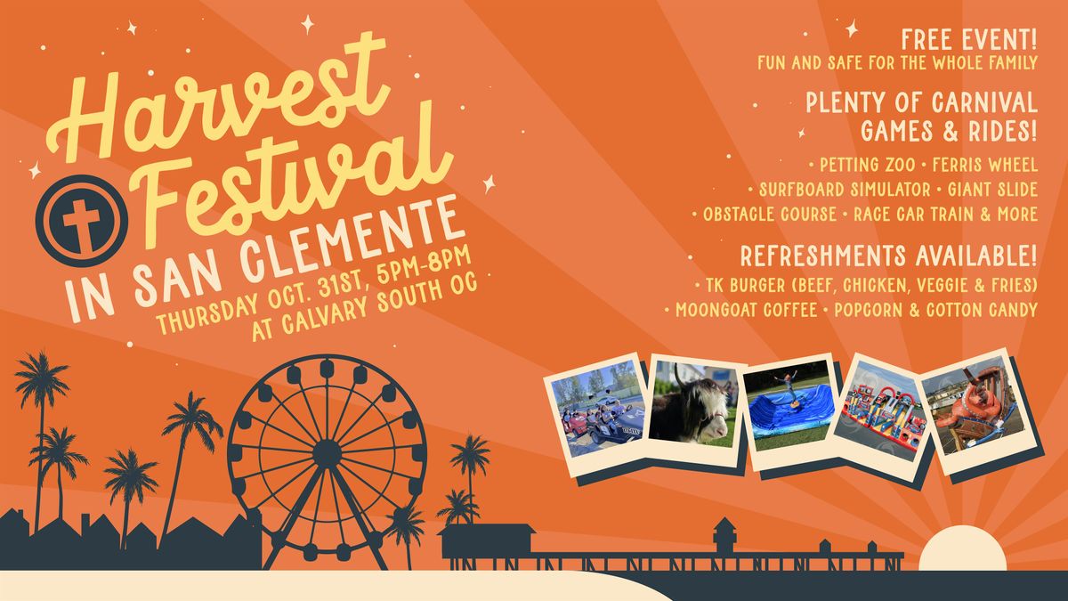 Harvest Festival in San Clemente Oct 31