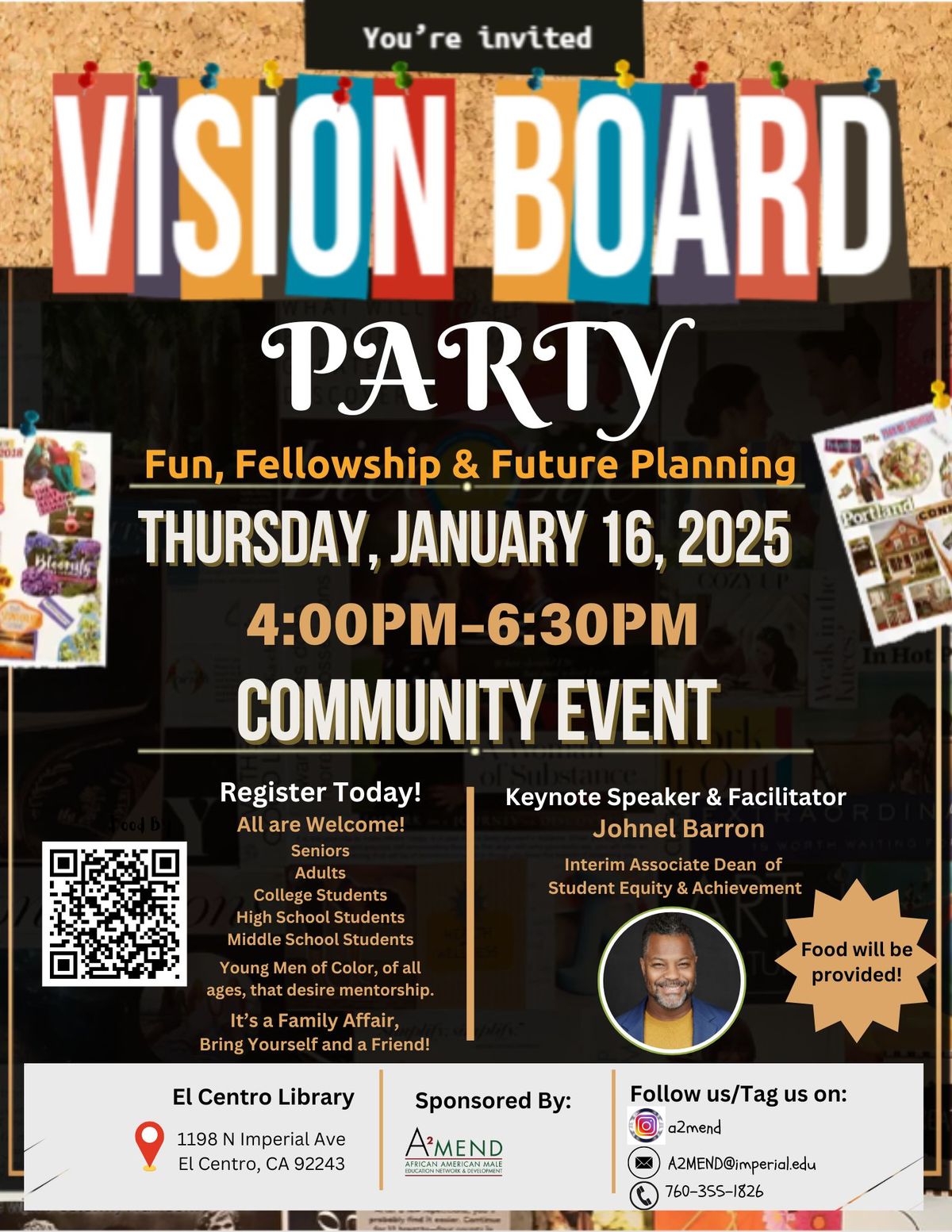 Vision Board Party: Fun, Fellowship, & Future Planning For All - Register Today!