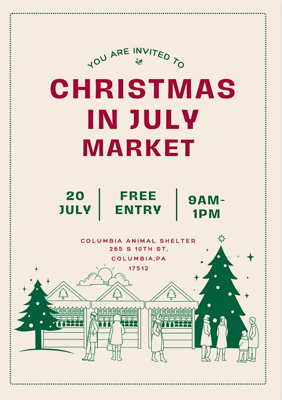 Christmas in July-market