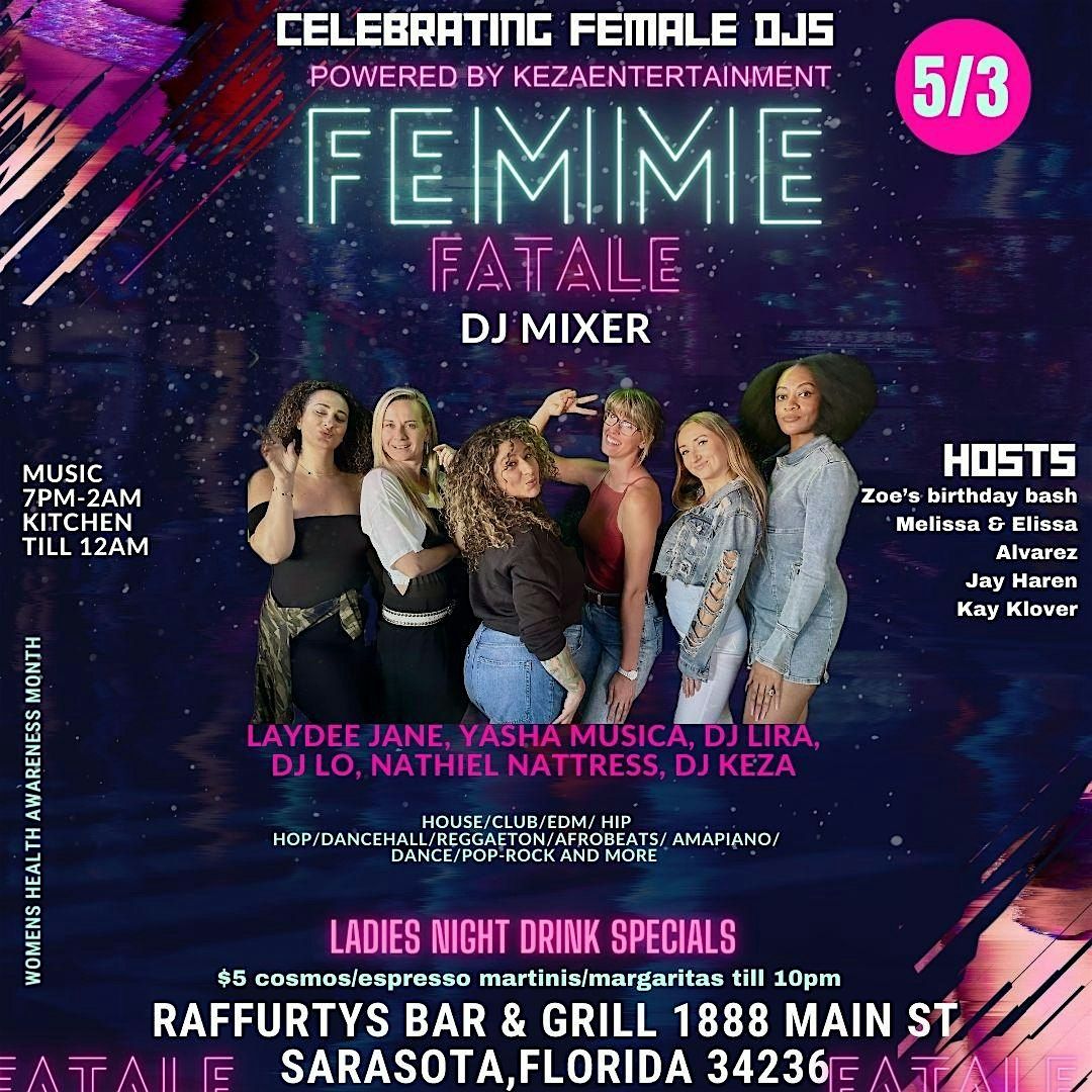 Celebrating Female DJs - Femme Fatale DJ Mixer