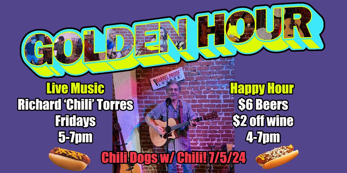 Live Music Happy Hour in Downtown Santa Rosa - 'Chili Dogs with Chili!