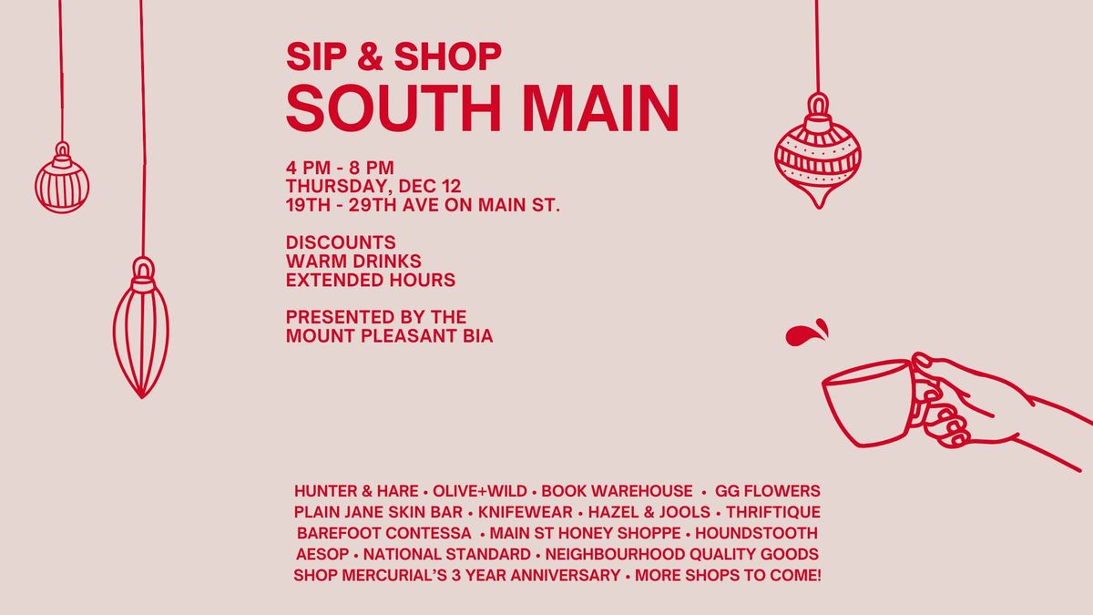 Sip & Shop South Main