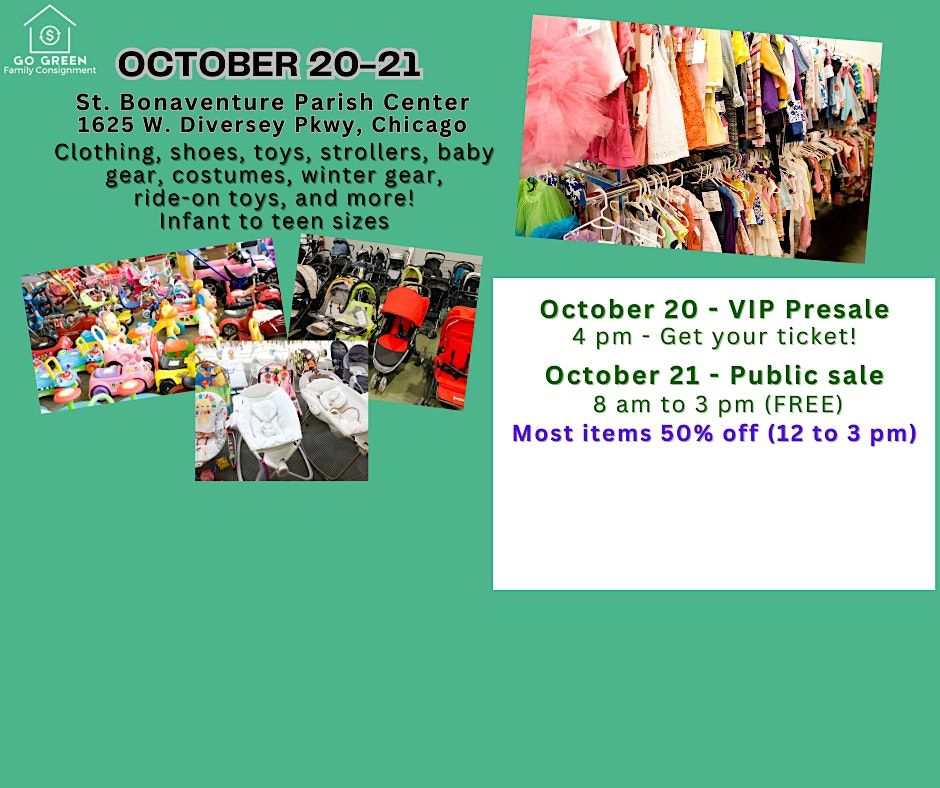 Public Sale - Kid's Resale Event - Chicago
