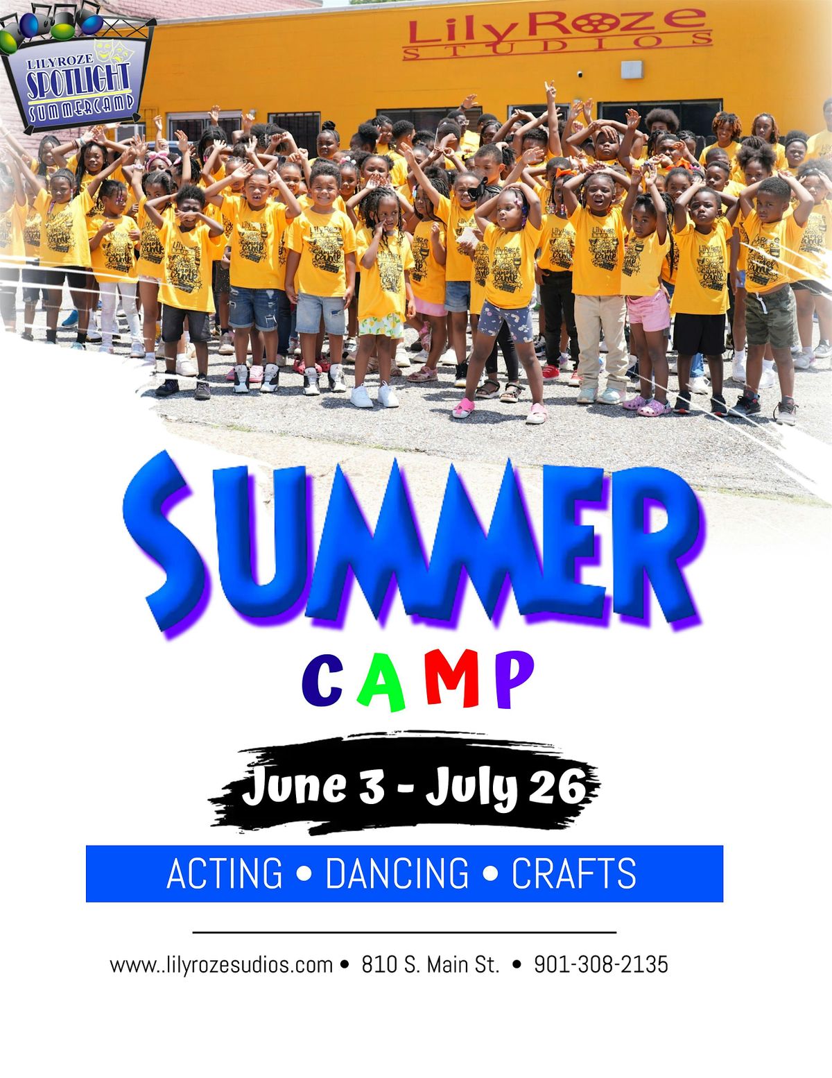 Spotlight Summer Camp 2024 at LilyRoze! Enroll Now!