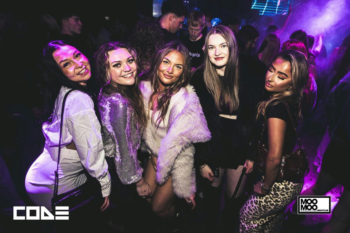 CODE Friday 21st March At MooMoo!