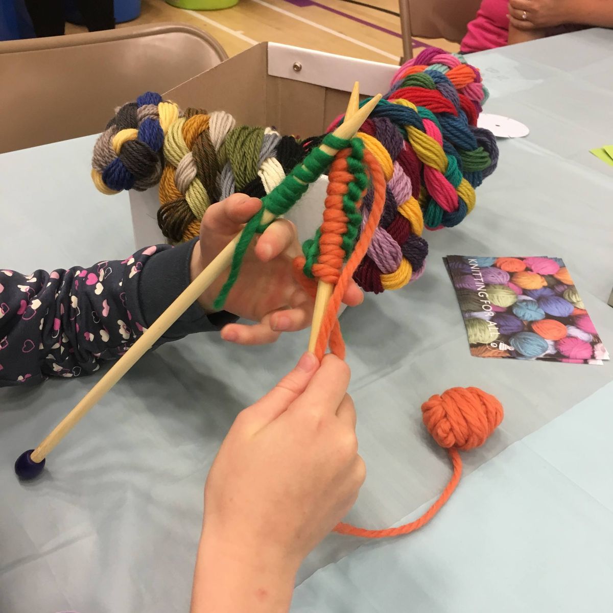 Kids Craft Event - Knit Stitches: Snakes & Roses Workshop