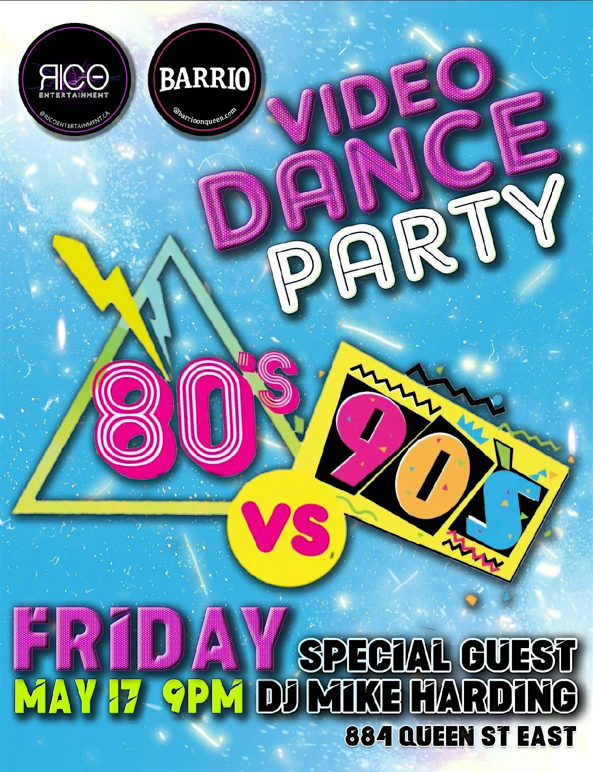 VIDEO DANCE PARTY 80s vs 90s
