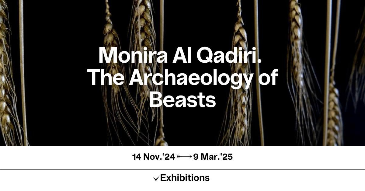 Monira Al Qadiri. The Archaeology of Beasts