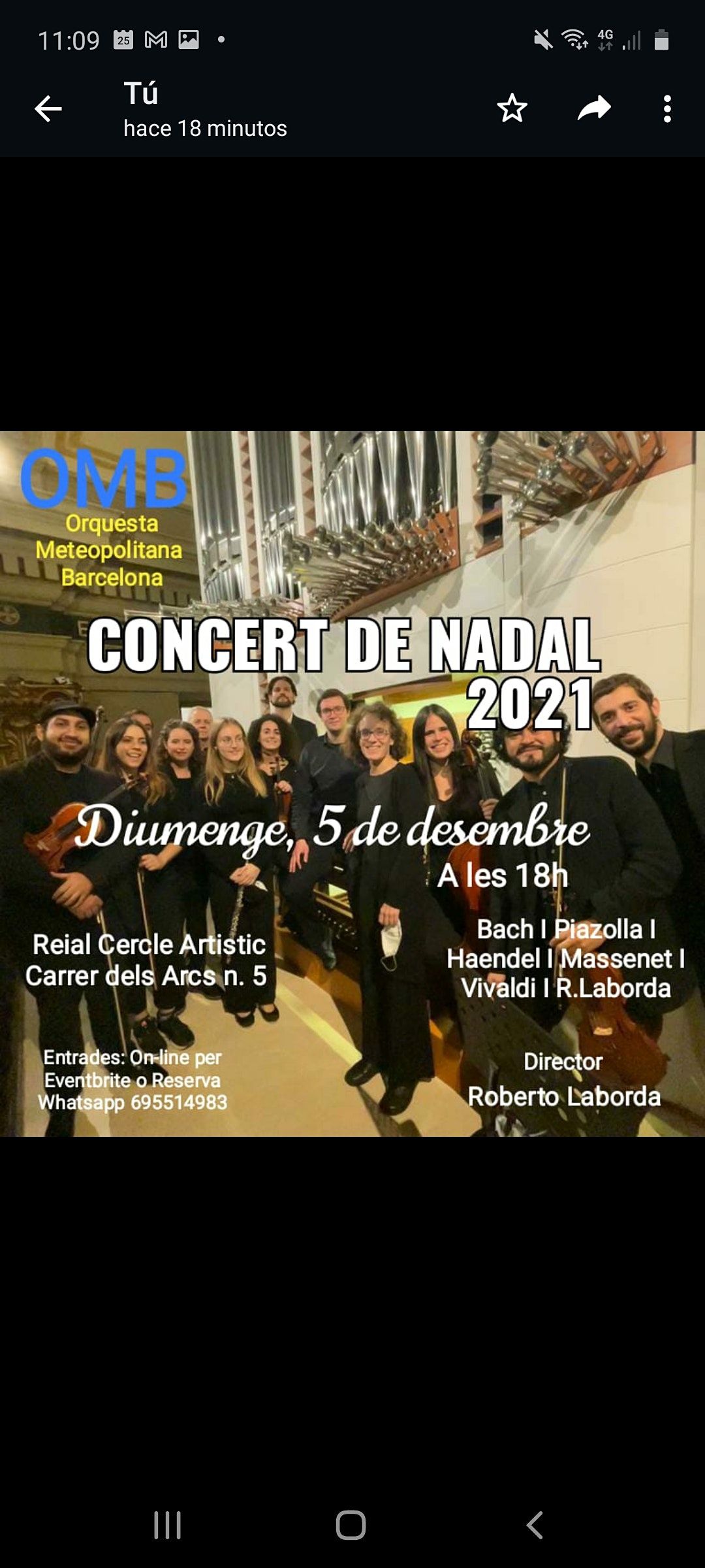 CONCERT DE NADAL I OMB Orquesta