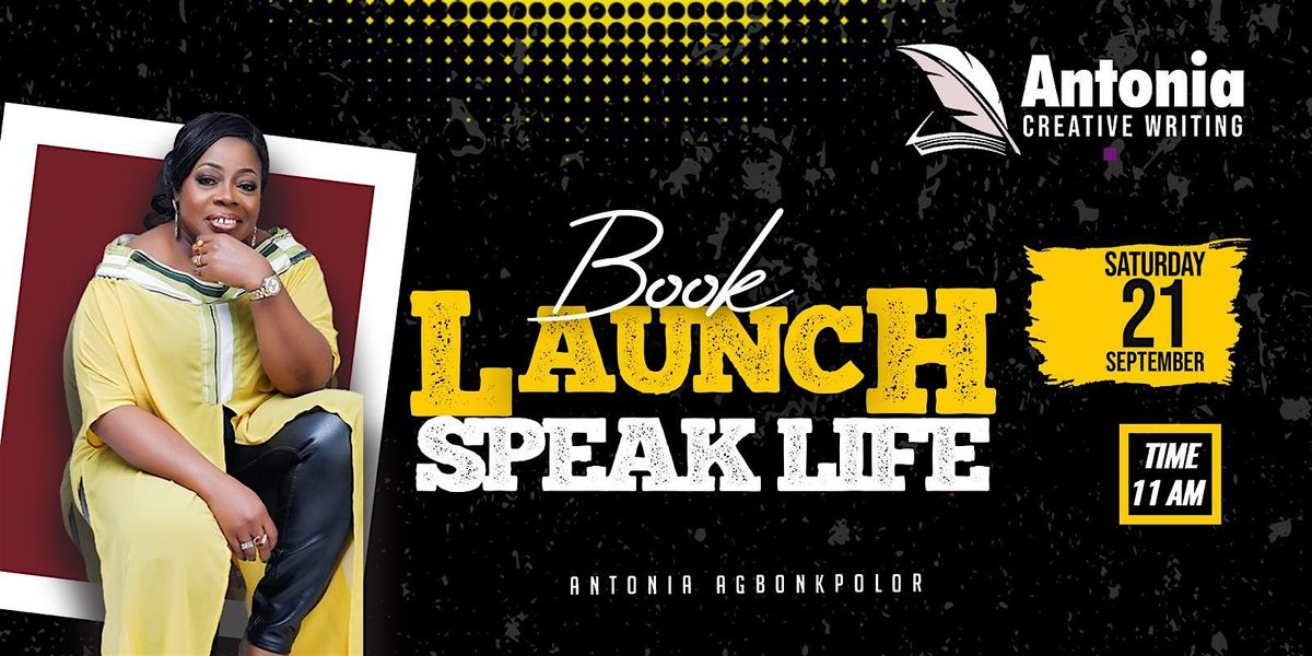 Book Launch-"Speak Life"