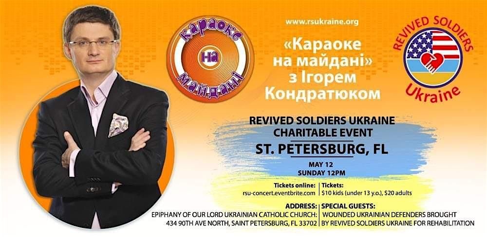 St.Petersburg, FL -  Ihor Kondratiuk and "Karaoke Na Maydani" Live Show