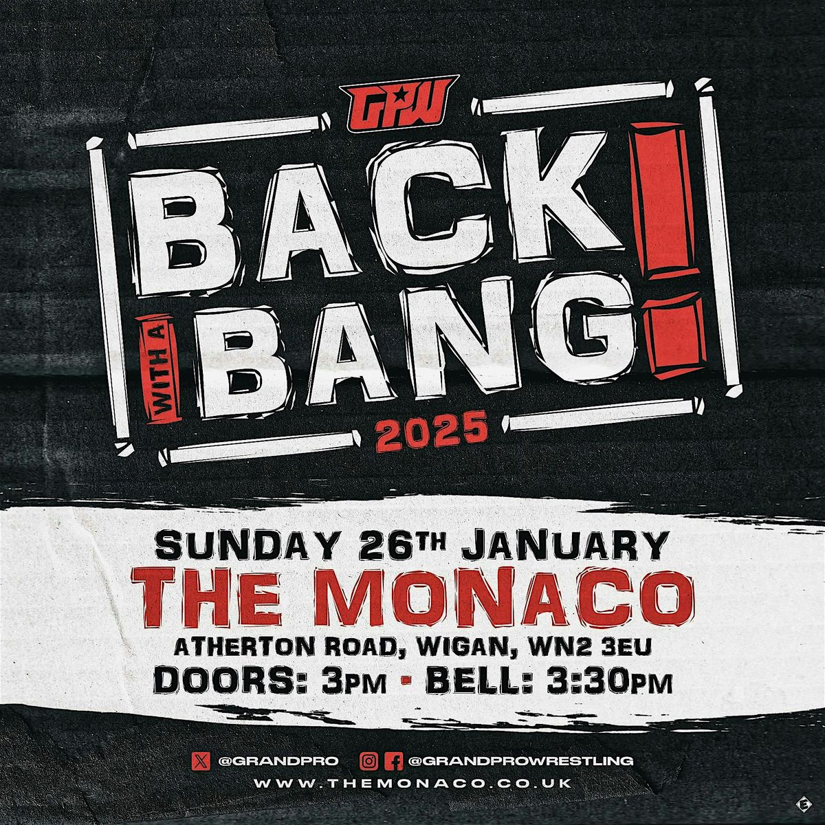 Grand Pro Wrestling: Back With A Bang 2025